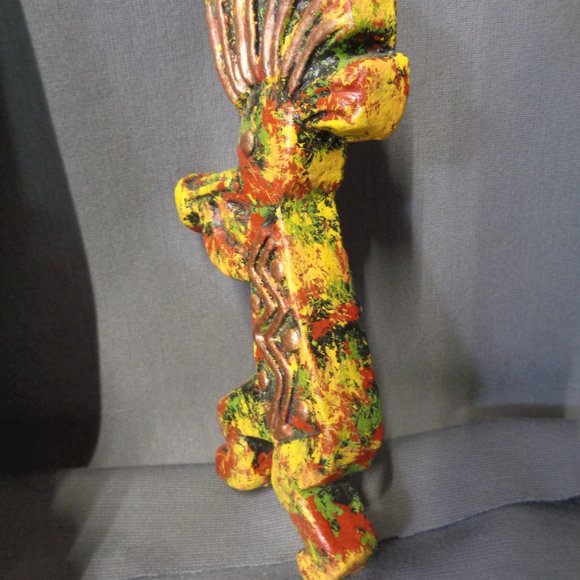 Southwestern Art Sun & Kokopelli Made in Mexico Two Pieces Wall Decor - Picture 8 of 8